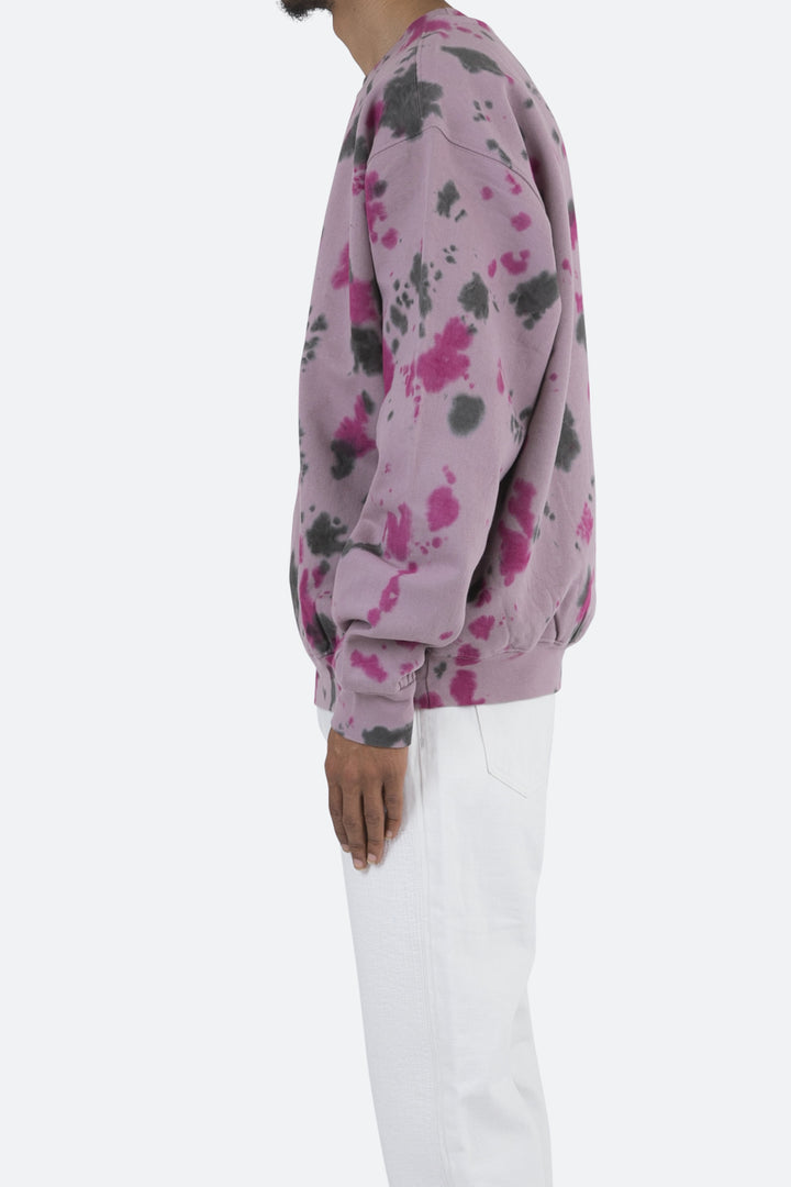 Mnml Outerwear Crystal Dyed Crewneck - Purple 4 Mnml Outerwear Crystal Dyed Crewneck - Purple