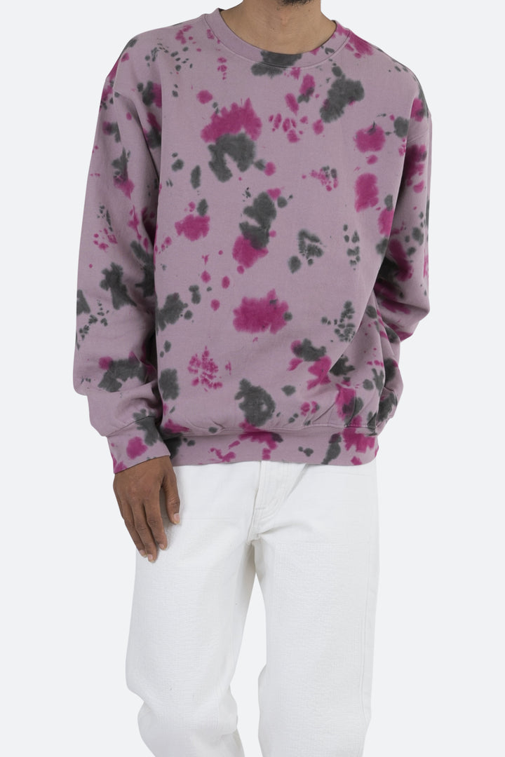 Mnml Outerwear Crystal Dyed Crewneck - Purple 6 Mnml Outerwear Crystal Dyed Crewneck - Purple