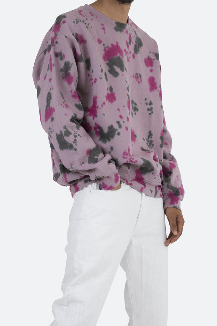 Mnml Outerwear Crystal Dyed Crewneck - Purple 7 Mnml Outerwear Crystal Dyed Crewneck - Purple