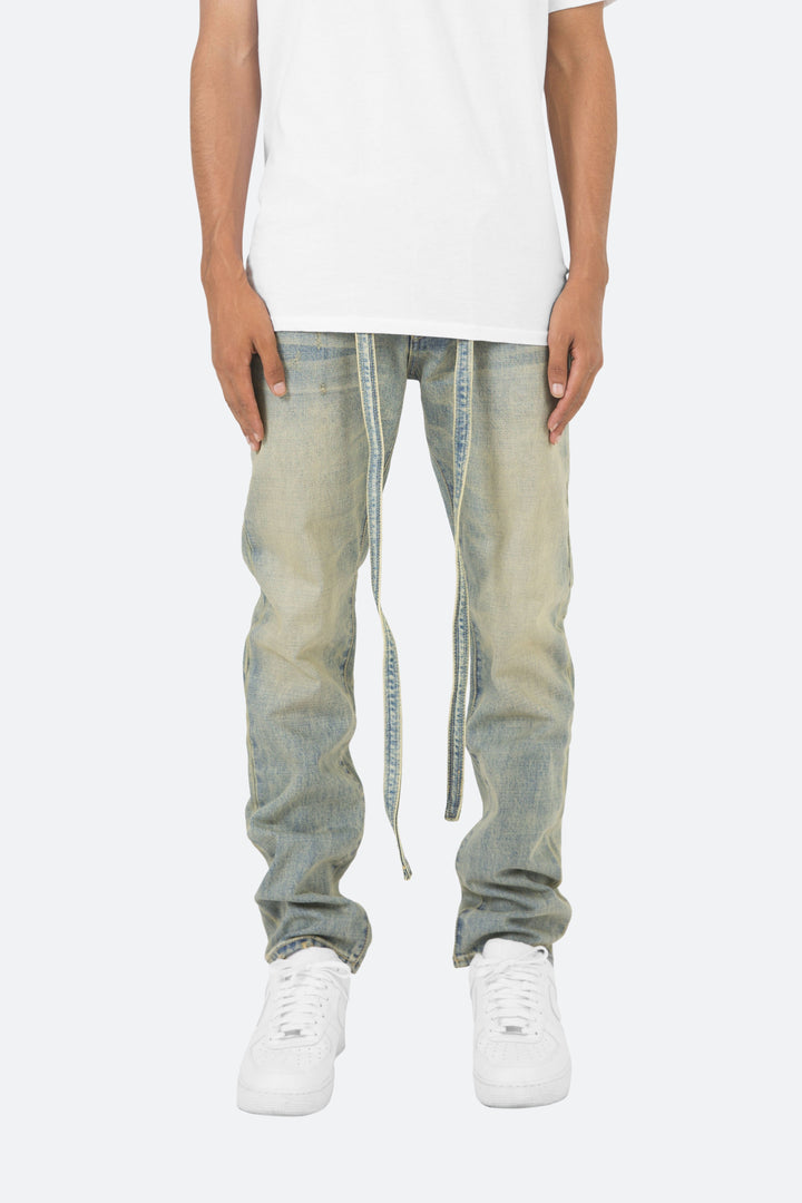 Mnml D10 Straight Denim - Light Blue 2 Mnml D10 Straight Denim - Light Blue