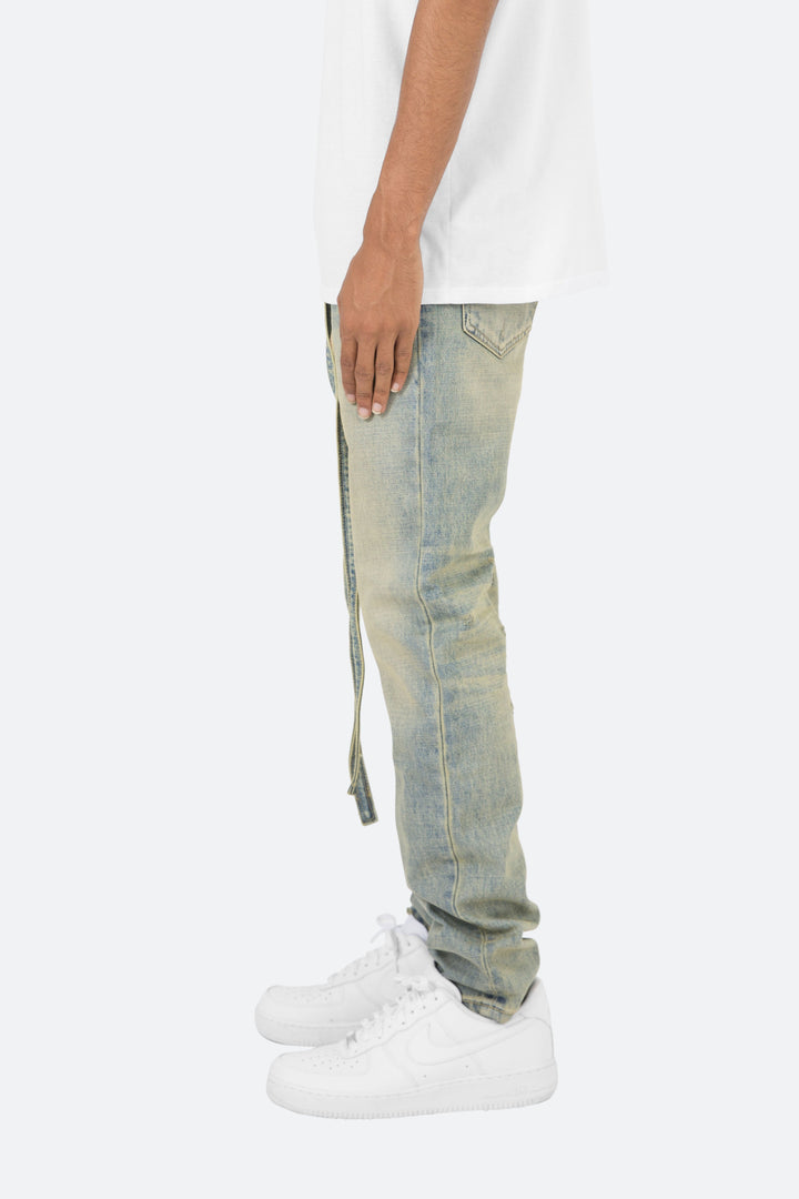 Mnml D10 Straight Denim - Light Blue 4 Mnml D10 Straight Denim - Light Blue