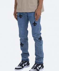 Mnml D112 Fleur Straight Denim - Blue/Black