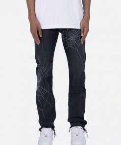 Mnml D113 Spider Straight Denim - Black