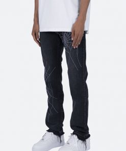 Mnml D113 Spider Straight Denim - Black 9 Mnml D113 Spider Straight Denim - Black