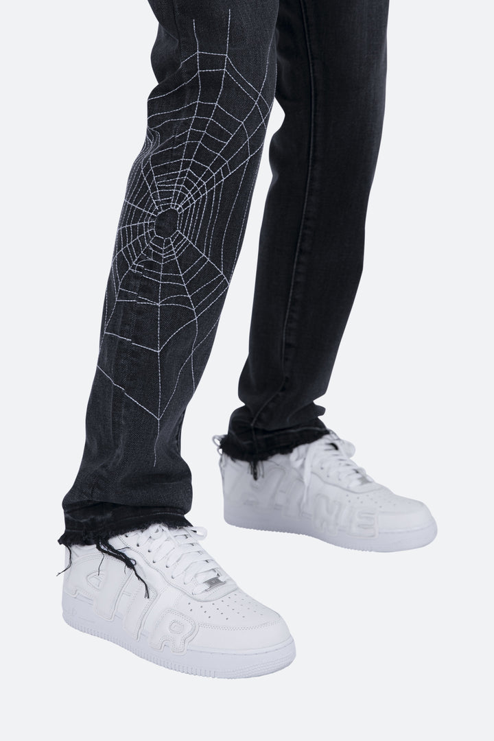 Mnml D113 Spider Straight Denim - Black 6 Mnml D113 Spider Straight Denim - Black