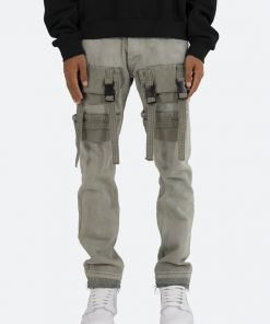 Mnml D142 Straight Denim - Grey