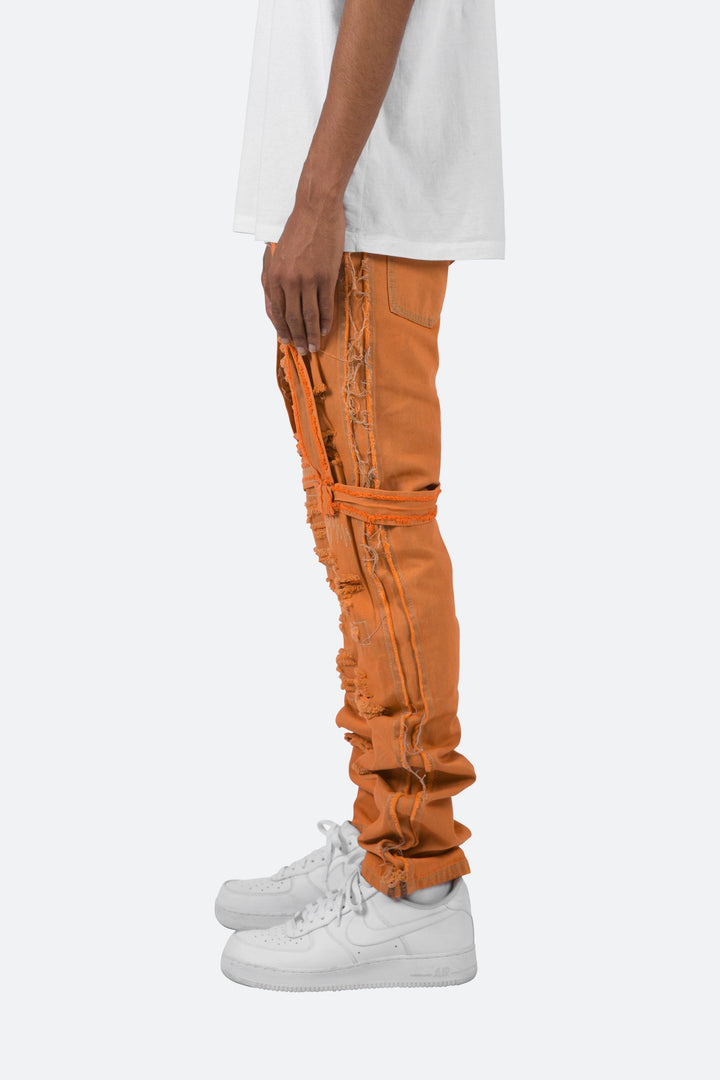 Mnml D150 Straight Denim - Orange 4 Mnml D150 Straight Denim - Orange