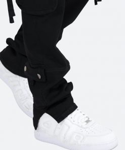 Mnml D152 Cargo Straight Denim - Black