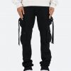 Mnml D152 Cargo Straight Denim - Black