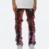 Mnml D175 Straight Denim - Black/Purple