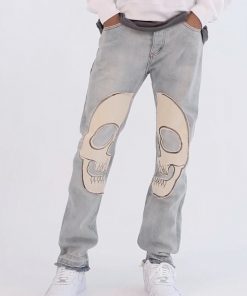 Mnml D181 Straight Denim - Blue/White