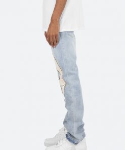 Mnml D181 Straight Denim - Blue/White