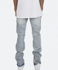 Mnml D184 Skeleton Straight Denim - Blue/White