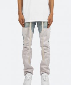 Mnml D187 Western Straight Denim - Blue/Natural