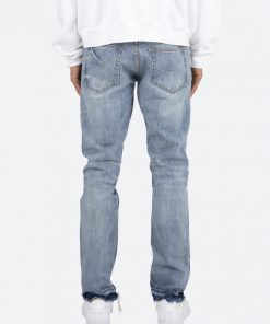 Mnml D198 War Straight Denim - Blue/White 14 Mnml D198 War Straight Denim - Blue/White