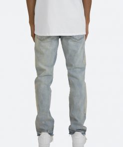 Mnml D199 Skeleton Straight Denim - Blue/White