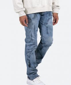 Mnml D200 Overlay Straight Denim - Blue