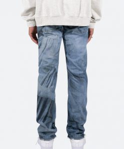 Mnml D200 Overlay Straight Denim - Blue