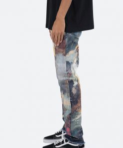 Mnml D205 Overlay Straight Denim - Blue