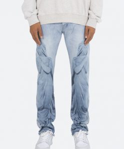 Mnml D206 Overlay Straight Denim - Blue