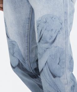 Mnml D206 Overlay Straight Denim - Blue 14 Mnml D206 Overlay Straight Denim - Blue