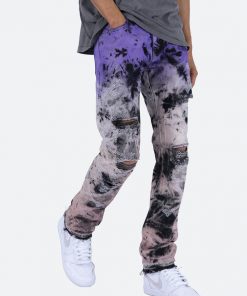 Mnml D208 Skeleton Straight Denim - Purple