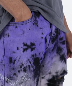 Mnml D208 Skeleton Straight Denim - Purple