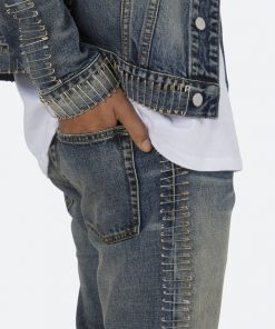 Mnml D220 Safety Straight Denim - Blue