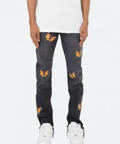 Mnml D223 Butterfly Straight Denim - Black