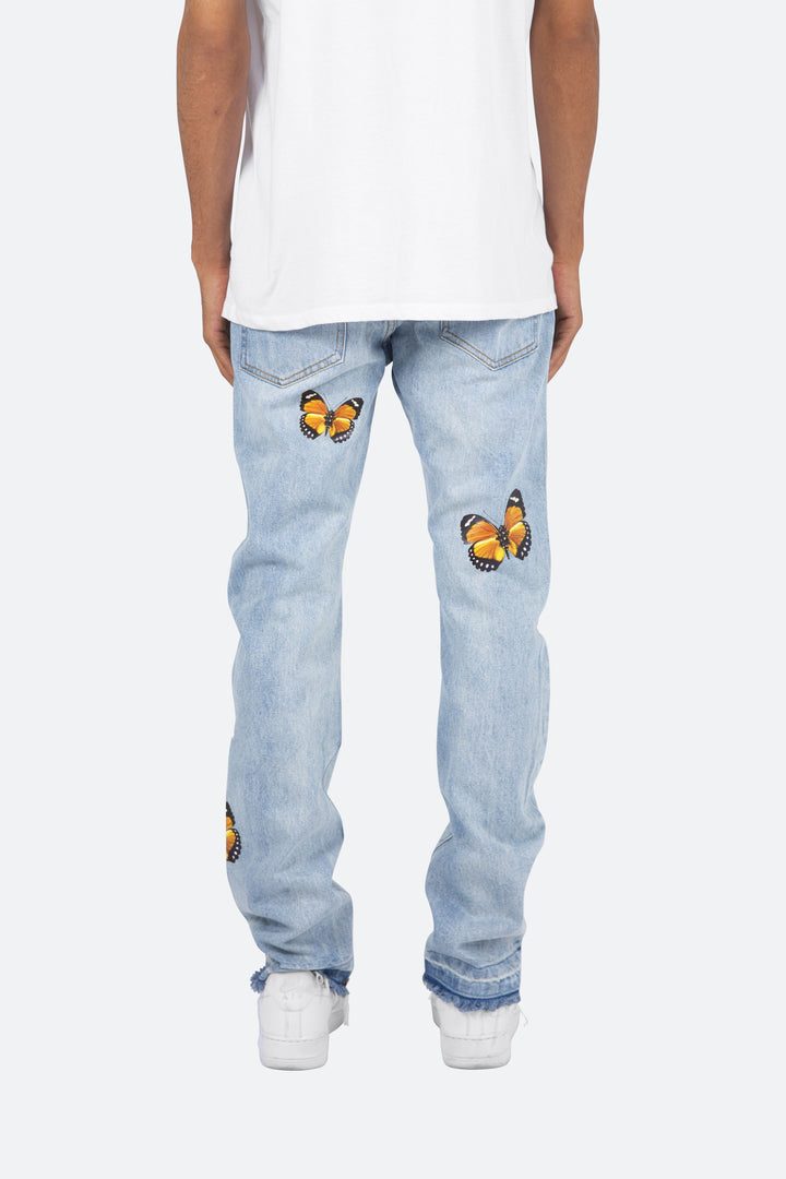 Mnml D223 Butterfly Straight Denim - Blue 6 Mnml D223 Butterfly Straight Denim - Blue