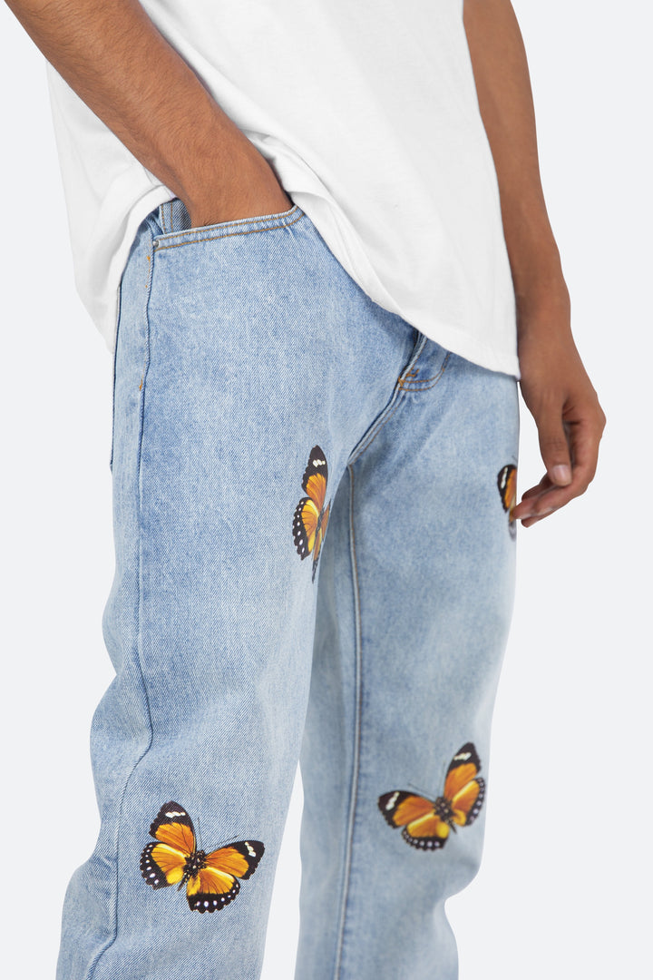 Mnml D223 Butterfly Straight Denim - Blue 9 Mnml D223 Butterfly Straight Denim - Blue