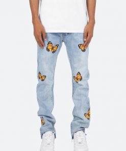 Mnml D223 Butterfly Straight Denim - Blue
