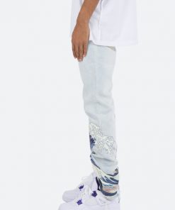 Mnml D233 Wave Straight Denim - Light Blue