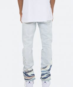 Mnml D233 Wave Straight Denim - Light Blue