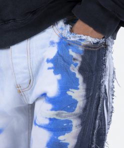 Mnml D253 Straight Denim - Blue/Black