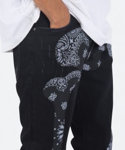 Mnml D261 Skeleton Straight Denim - Black/Black