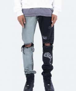 Mnml D267 Split V3 Straight Denim - Blue/Black