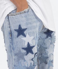 Mnml D271 Star Straight Denim - Blue