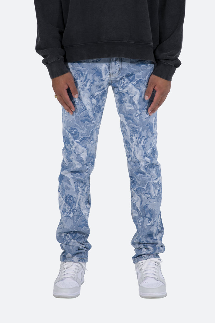 Mnml D273 Angel Straight Denim - Blue 1 Mnml D273 Angel Straight Denim - Blue