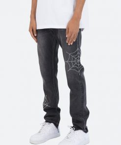 Mnml D278 Spider Straight Denim - Black