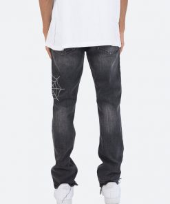 Mnml D278 Spider Straight Denim - Black