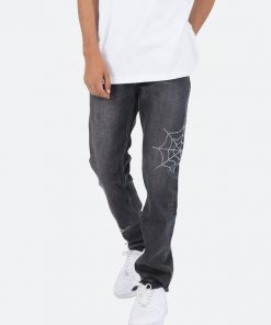 Mnml D278 Spider Straight Denim - Black