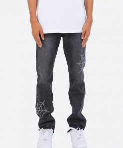 Mnml D278 Spider Straight Denim - Black