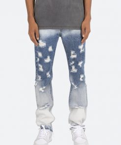 Mnml D293 Straight Denim - Blue/Yellow