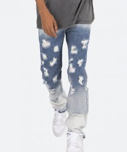 Mnml D293 Straight Denim - Blue/Yellow