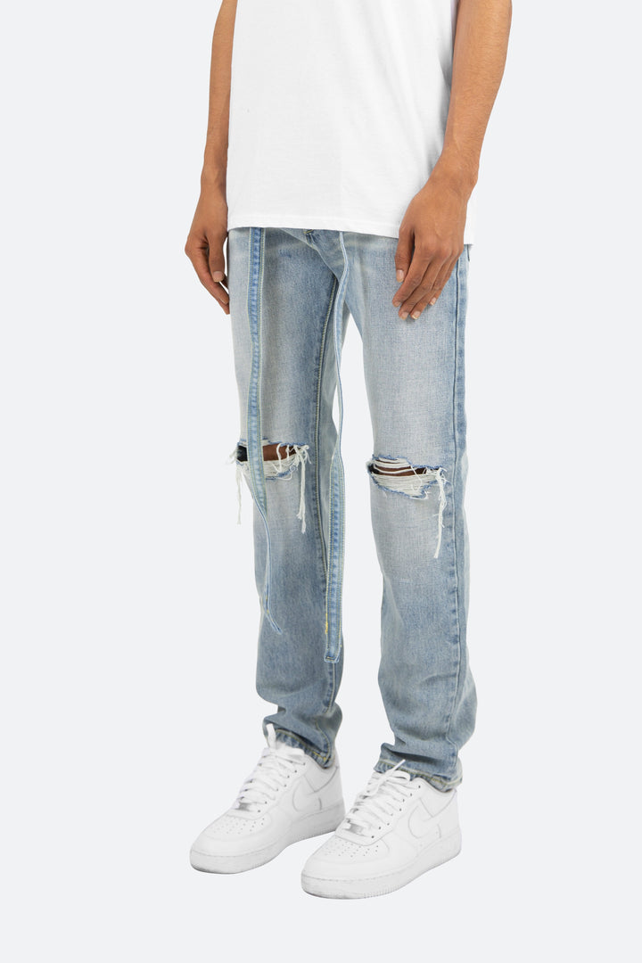 Mnml D3 Straight Denim - Light Blue 3 Mnml D3 Straight Denim - Light Blue