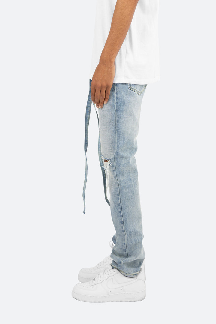 Mnml D3 Straight Denim - Light Blue 4 Mnml D3 Straight Denim - Light Blue