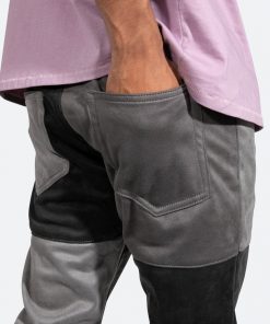 Mnml D354 Patchwork Straight Denim - Black 17 Mnml D354 Patchwork Straight Denim - Black