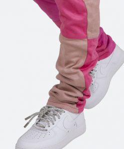 Mnml D354 Patchwork Straight Denim - Pink