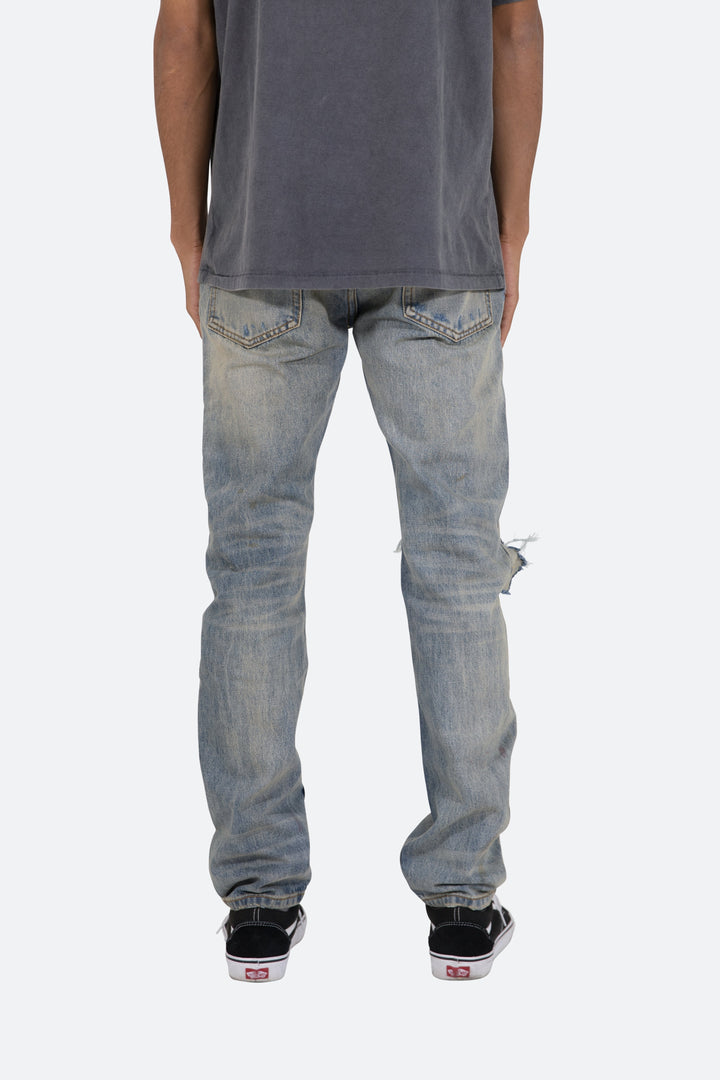 Mnml D401 Straight Denim - Blue 5 Mnml D401 Straight Denim - Blue